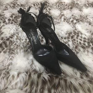 YSL Feather Pumps